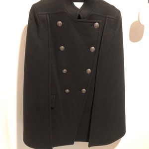 Pierre Balmain Military-style cape